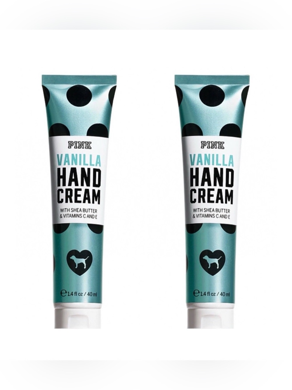 2~Victoria’s Secret PINK Vanilla Hand Cream With Shea Butter ~ 1.4 fl.oz.